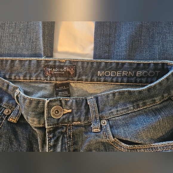 Madison ladies size 8 bootcut jeans - Picture 10 of 11